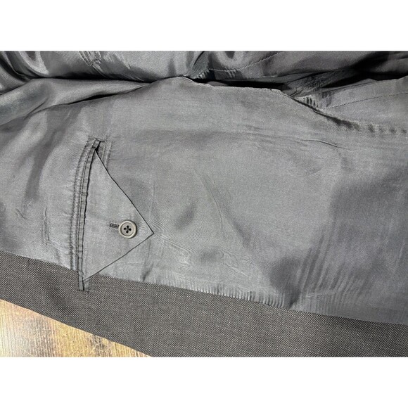 Brooks Brothers Sports Elegant Coat Blazer  Suit Men's Black Gray 44R - Picture 7 of 8